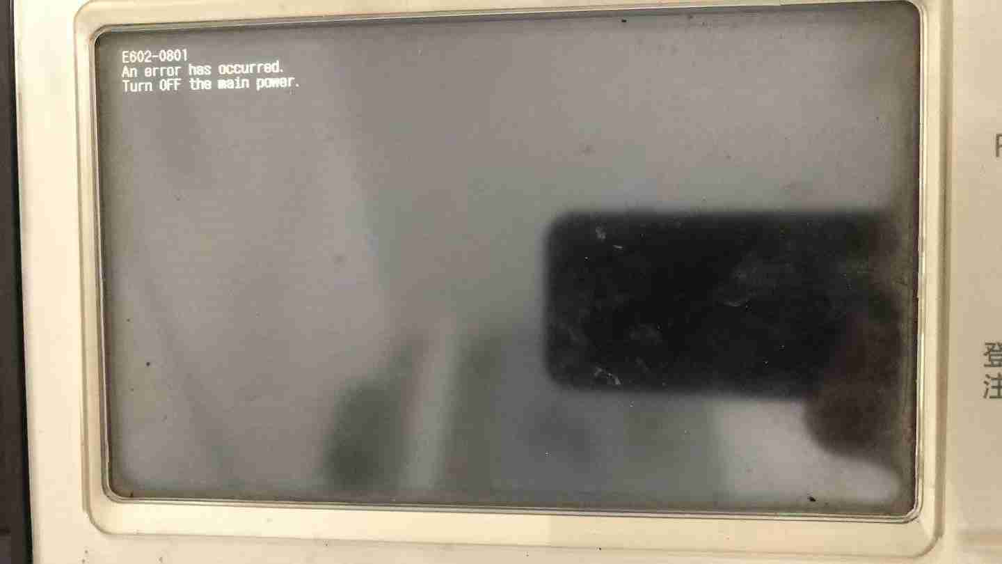 佳能打印机报错E602-0801通过远程刷机解决问题